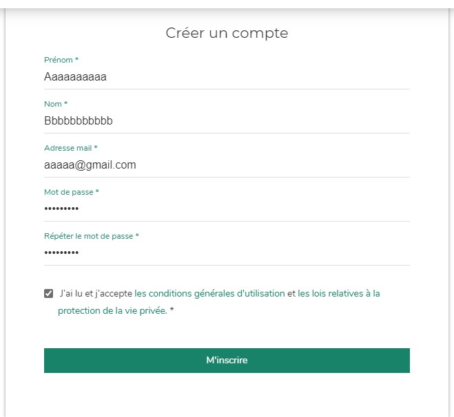 Créer un compte sur AnimalWeb